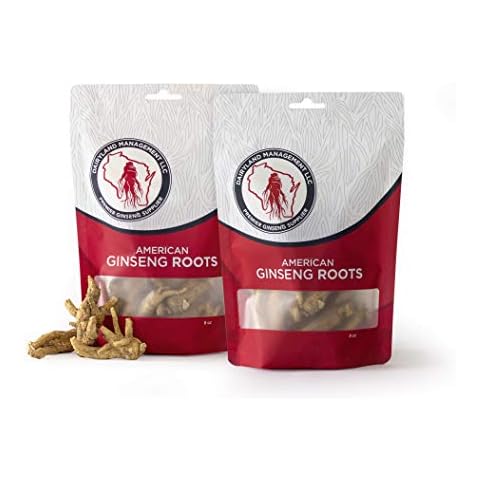 Dairyland American Ginseng Roots 西洋参 - 16 oz Pack of Wisconsin Ginseng Root - Authentic American Ginseng - Non-GMO, Gluten Free Whole Ginseng - Use This Herbal Supplement in Soup, Tea, Congee Cover