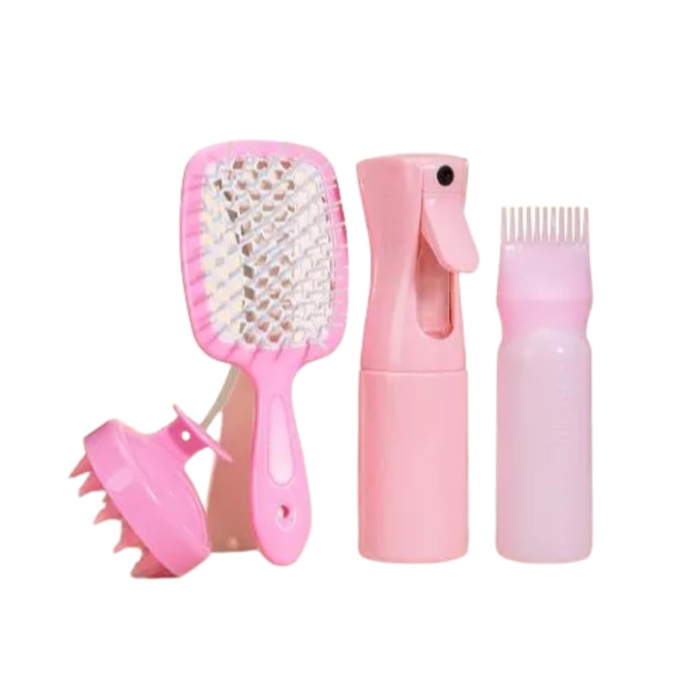Kit Capilar com Escova Desembaraço, Pente Aplicador Óleo e Tintura, Borrifador e Massageador Limpeza a Seco – 4 Pçs (Rosa) em promoção! Veja a oferta e mais achadinhos de Acessórios e Kits 2 Hoje é o melhor dia para comprar Kit Capilar com Escova Desembaraço, Pente Aplicador Óleo e Tintura, Borrifador e Massageador Limpeza a Seco – 4 Pçs (Rosa) com aquele preço maroto! Promoção! Aproveite a oferta! 2