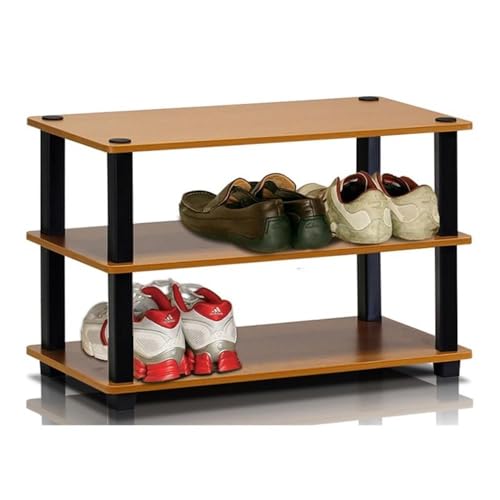 Furinno Zapatero Cereza ligera y negro