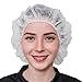 SAFEKO Unisex Polypropylene Bouffant Caps, 100 Count [WHITE | 24