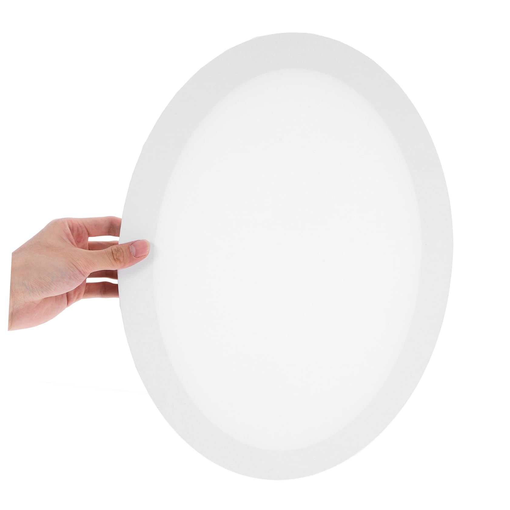 Toiles à Peindre Ovales Stable et Permanent Cadre Créatif Lot de 2 en Coton pour Peinture DIY et Artistes Étudiants