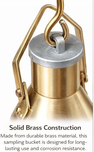 Handheld Copper Liquid Sampler Kit - Oil Sample Collection for Lab, Factory, Workshop, Warehouse - Available in 300ml, 500ml, 1000ml (500ml/0.13gal)