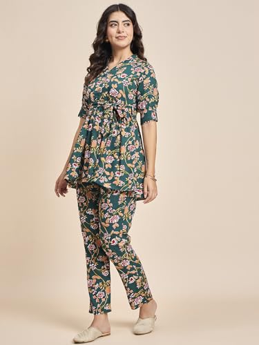 Image of Truvon Fashions Women's Co-Ords Set, Kurta and Pant Set