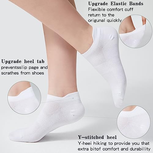 Ankle Socks Women's and Mens - 6/10 Pairs Low Cut Tab & No Show Athletics Running Socks4
