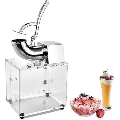 WeChef 250w Dual Blades Electric Snow Cone Machine Slush Maker Stainless Steel Crusher for Home and Commercial Use Cover
