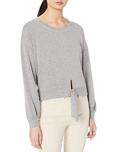 Billabong Women's Crew Neck Sweatshirt, ash Heather, L