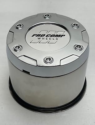 Pro Comp Wheels 7425042 Center Cap 4.25 in. 2 pc. Push Thru Chrome Center Cap