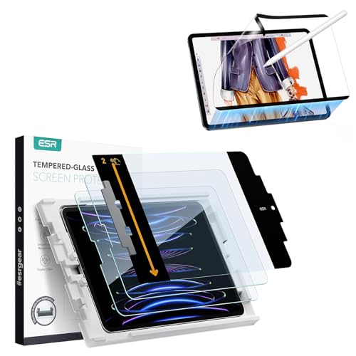 ESR 2 Pack Screen Protector for iPad Air 5th/4th Generation(2022/2020)+Paper-Feel Magnetic Screen Protector