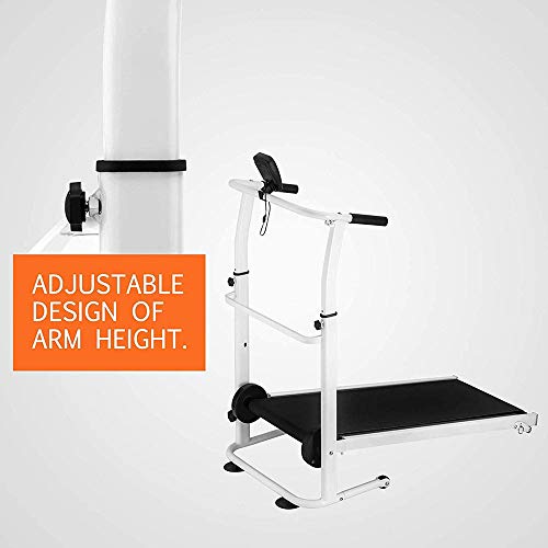 Caminadora mecánica plegable pequeña para hogar miniatura 2