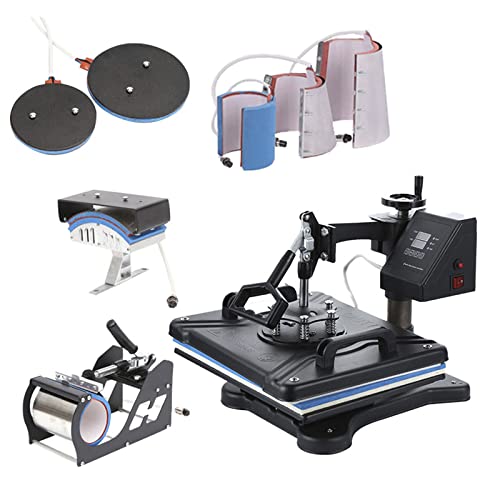 Heat Press 8 en 1 Máquina para Sublimación 29x38 cm