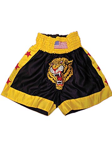 Woldorf USA Muay Thai Tiger Shorts Size L Sparring, Grappling Shorts, Kickboxing Shorts, Fighting Shorts, Muay Thai Training Shorts, Fitness Gym Equipments, Boxing Shorts