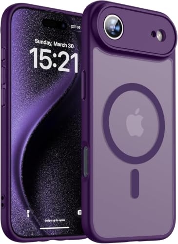 Image of VONZEE Compatible with iPhone 17 Pro Case (6.3 Inch), Hybrid Transparent PC + TPU Cover, Military Grade Shockproof Protective Case, Anti-Yellow Scratch Resistant, Non-Slip Full Body Protection, Grey