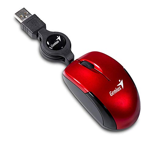 Genius Souris optique de voyage Micro Traveler Rouge