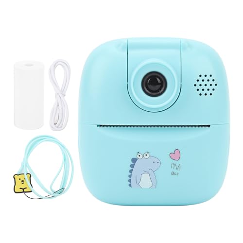 Enfants caméra imprimante instantanée 1080P avec mini imprimante thermique IPS 44MP