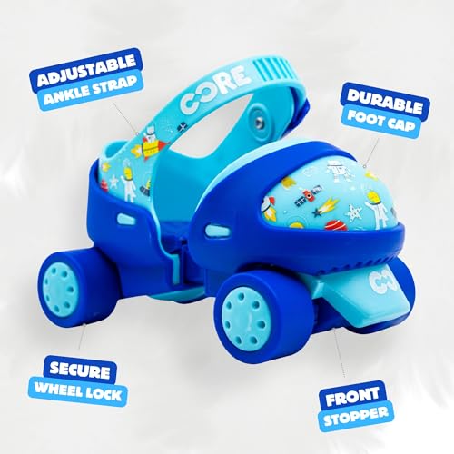 Patins à roulettes réglables enfants rollers quad UK C5-C12 - 6