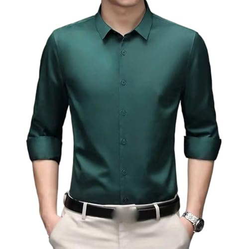 Chemise homme coupe ajustée haut de gamme en maille respirante