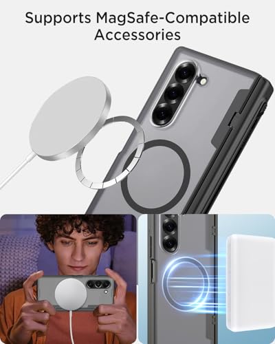 Coque MagSafe Galaxy Z Fold 6 antichoc avec protège-écran intégré