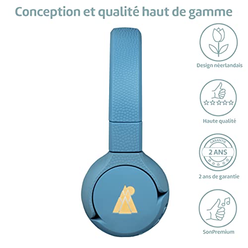 POGS Casque Audio Enfants Bluetooth | The Gecko | Casque Solide et Pliable pour Enfants avec Volume limité à 85 DB… - Les Beatles, Paul McCartney, John Lennon, RIngo Starr, George Harrison POGS Casque Audio Enfants Bluetooth | The Gecko | Casque Solide et Pliable pour Enfants avec Volume limité à 85 DB… – Image 4