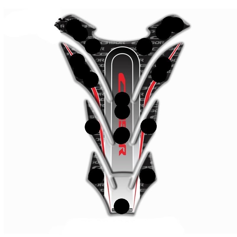 Autocollant réservoir CB150R et CB125R protection moto arête de poisson