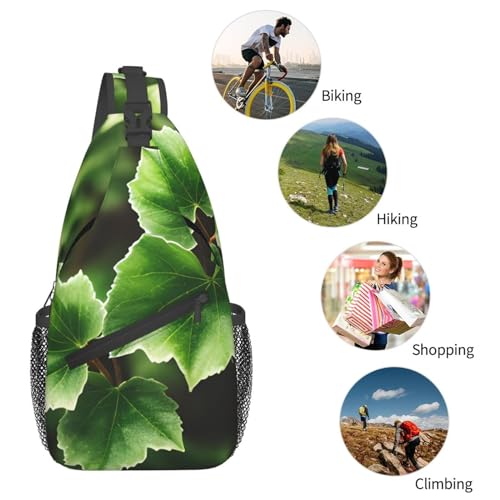 Mochila Bandolera con Estampado de Árbol Ivy Blossoms miniatura 6