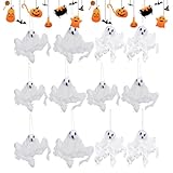 Colocación flexible: con agujeros preperforados y cuerdas incluidas, estas decoraciones fantasma permiten una fácil suspensión adecuada para todos gracias al diseño intuitivo que simplifica la instalación