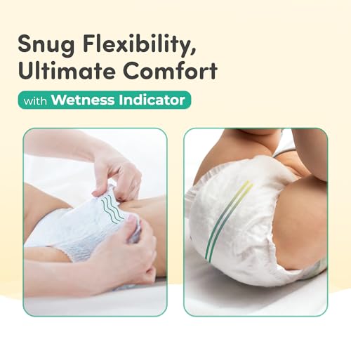 Image of Mylo Baby Diaper Pants Newborn (NB) Size Upto 5 kg Babies (46 Count) Leak Proof | Lightweight | Rash Free | Upto 12 Hours Protection | ADL Technology | with Aloe Vera Lotion