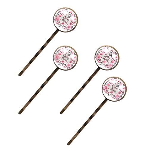 Épingles à cheveux oiseaux et fleurs parfaites pour un mariage bohème