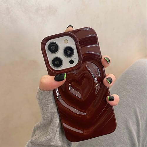 Coque cœur d'amour iPhone 13 miroir pour vos selfies stylés