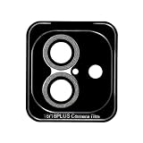 HanaRo iPhone16 用 カメラレンズカバー レンズカバー カメラレンズ保護 ラインストーン キラキラ ﾌﾞﾗｯｸ