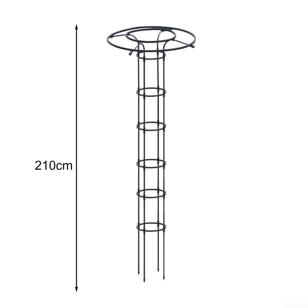 Tutore Nero 90cm per Piante Rampicanti PVC Tutore Nero 90cm per
