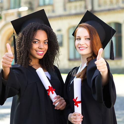 Miayical Bachelor Hut Unisex, Absolventenhut, Doktorhut Graduation Cap, Verstellbar Bachelor Abschluss Hut, für Abschlussfeiern vom Studium, Universität, Hochschule, Abitur
