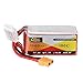 KINGDUO Power 14.8V 1500mAH 100C 4S Lipo Batterie avec Prise XT60 pour Eachine Wizard X220S FPV Racer RC Drone