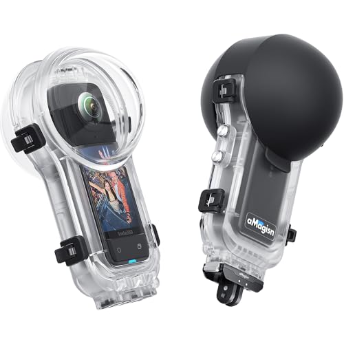 Insta360 X5 Ή ȂP[X 360xJ hP[X uCh][r h[60M/196 ft hnEWO 1/4lWt,NCbNRlNg CA_v^[}Eg VRیP[Xt