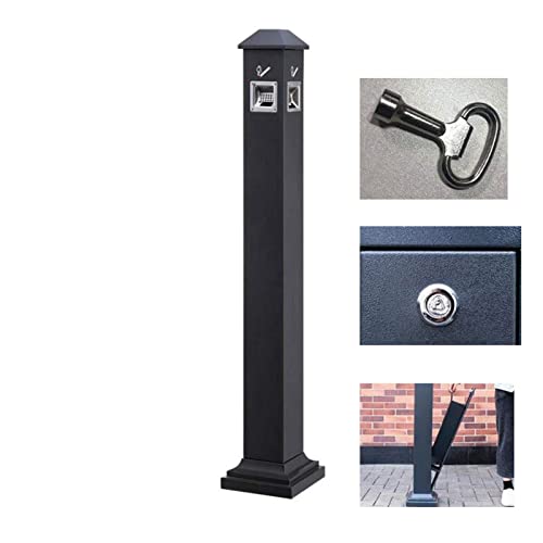 Stainless Steel Ashtray with Inner Bucket - Outdoor & Indoor