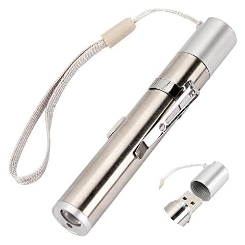 jiuhao Cat Toys Cat Toys LED Pointer, Cats Tracker Wand 2 in 1 USB Rechargeable Cat Pen Light,Cat Interactive Toys,Cat Chaser Toys,Pet Training Exercise Tool Cover