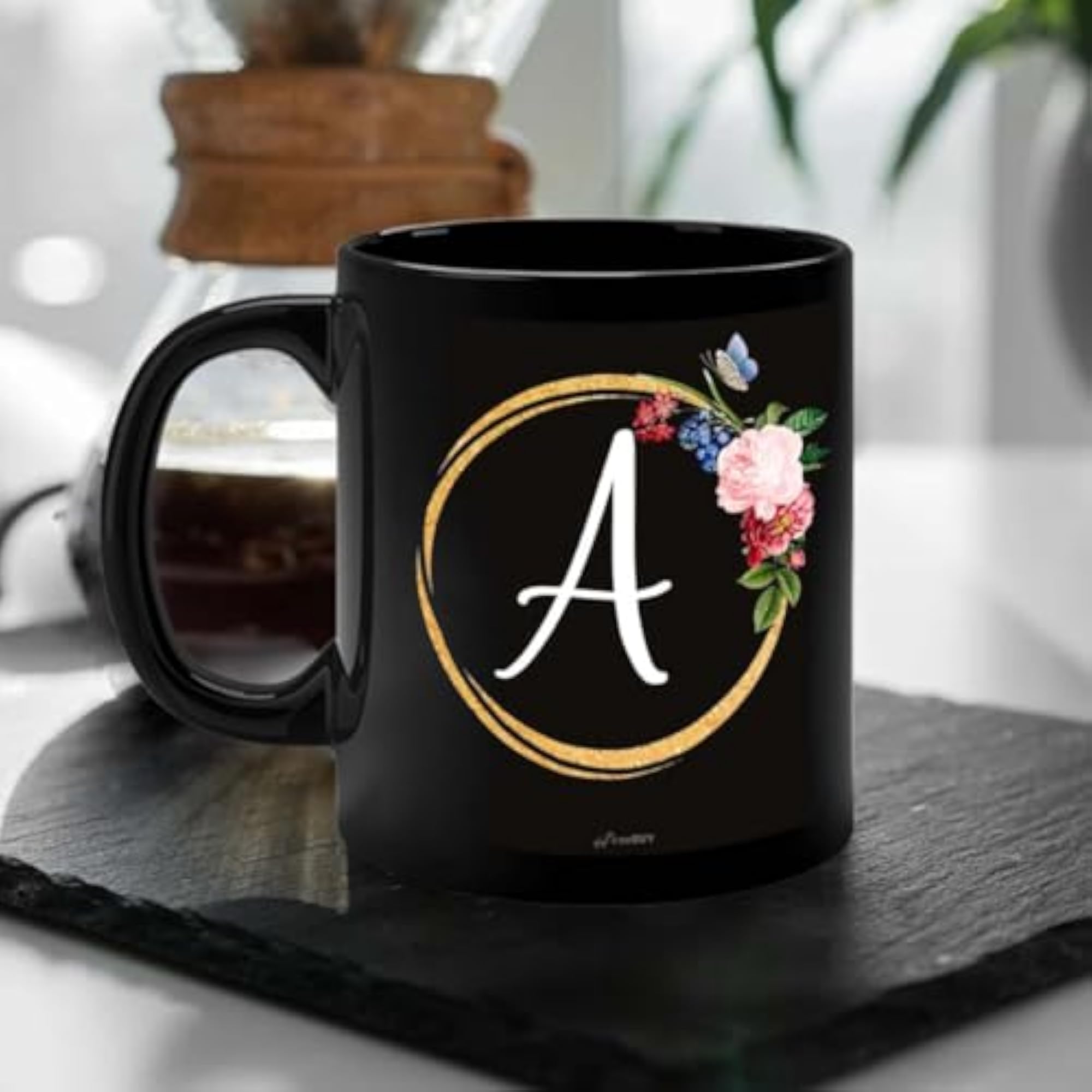 Monogrammed Coffee Mug with Initial Z, 11 Oz