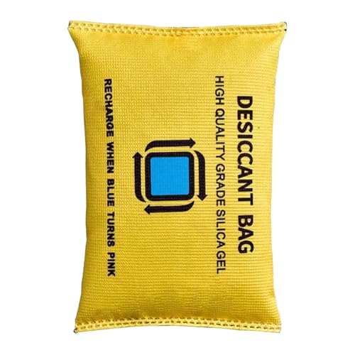 Bolsas absorbentes de humedad – Paquetes desecantes reutilizables de 200 g, deshumidificador de gel de sílice con cambio de color | Secador de armario Recargable, para hogar, oficina, vehículo, ti