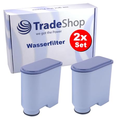 Trade-Shop - 2 filtri dell'acqua compatibili con Philips Saeco SM7580/00 SM7683/00 SM3054/00 SM5460/10 SM5470/10 SM5479/10 SM5570/10 SM5572/10 SM5573/10