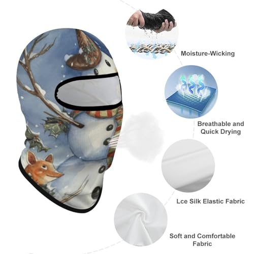 Balaclava para Hombres Máscara de Esquí para Invierno Cubreboca para Ciclismo miniatura 3