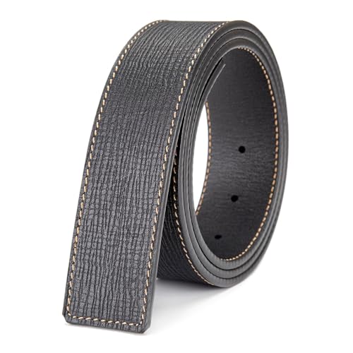Vatee's Men's Genuine Leather Belt Replacement Strap without Buckle 1.5"(38mm) Wide2