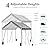 Sannwsg Carports 12X20 Heavy Duty,Portable Car Port Garage,Carport Canopy with Adjustable Height from 10 ft to 11.5 ft,Outdoor Car Shelter All Weather, Grey