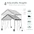 Sannwsg Carports 12X20 Heavy Duty,Portable Car Port Garage,Carport Canopy with Adjustable Height from 10 ft to 11.5 ft,Outdoor Car Shelter All Weather, Grey