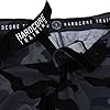 Hardre Training Night Camo 2.0 Fight Shorts Men's Boxing MMA mbat BJJ Grappling Fitness Muay Thai Kickboxing No Gi (3X-Large), Black Grey