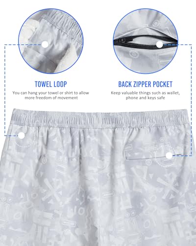 Image of maamgic Mens 5 inch Gym Running Shorts for Men 2 in 1 Quick Dry Workout Athletic Shorts