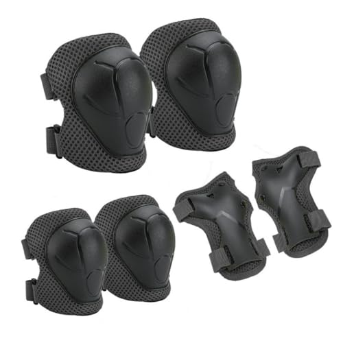 Protective Gear Set, Knee Pads,Elbow Pads, Wrist Guards Set, Skating Cycling Bike Rollerblading Scooter, Upgraded Durable Material