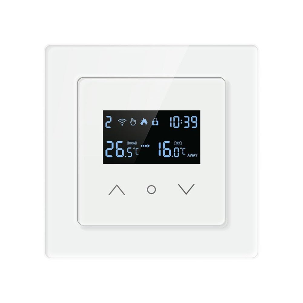 KiraKira Tuya regulator temperatury, elektryczne ogrzewanie podłogowe, 16 A, IP20, termostat cyfrowy z konfigurowalnym harmonogramem
