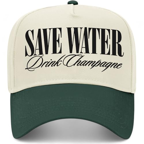 Gorra Trucker Vintage Save Water Drink Champagne miniatura 1