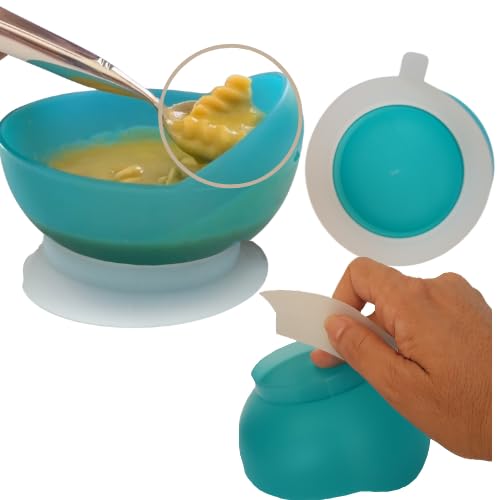 Scoop Bowls for Elderly | High-Low Scoop Bowl with...