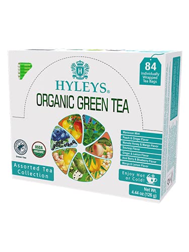 Miniatura 2 de Hyleys Té verde orgánico 7 sabores surtidos - 84 bolsas de té