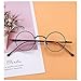 Agstum Retro Small Round Optical Eyeglasses Frame Clear Lens (Gray)